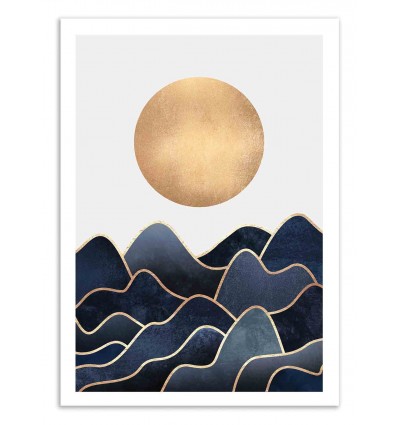 Art-Poster 50 x 70 cm - Waves - Elisabeth Fredriksson