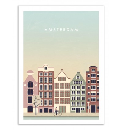 Art-Poster 50 x 70 cm - Amsterdam - Katinka Reinke