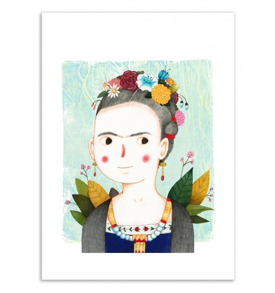 Art-Poster 50 x 70 cm - Frida - Judith Loske