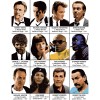 Art-Poster - Quentin Tarantino characters - Olivier Bourdereau
