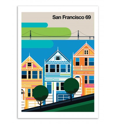 Art-Poster - San Francisco 69 - Bo Lundberg