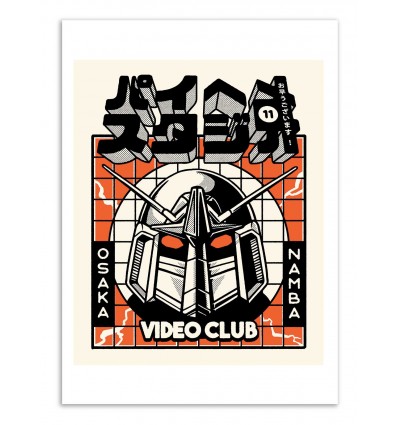 Art-Poster - The Video club - Paiheme studio