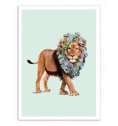 Art-Poster - Succulent lion - Jonas Loose