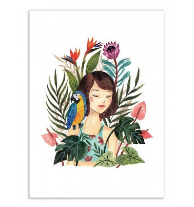 Art-Poster - Tropical girl - Ploypisut