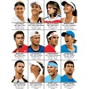 Art-Poster - Legendary Tennis Players - Olivier Bourdereau