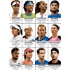Art-Poster - Legendary Tennis Players - Olivier Bourdereau
