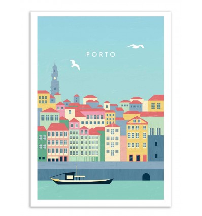 Art-Poster - Porto - Katinka Reinke